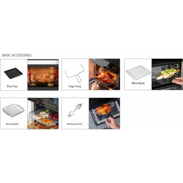 ⁦قلاية هوائية 15 لتر ماركة Trident⁩ - الصورة ⁦2⁩