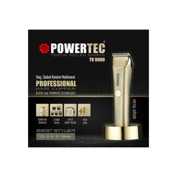 ماكينة حلاقة رجالية Powertec Tr-9900