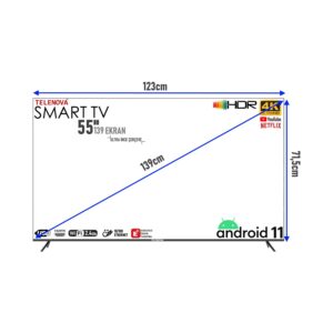 شاشة تيلي نوفا (Telenova) قياس 55